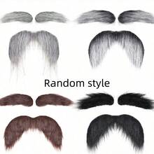 1pc Halloween Realistic Fake Beard, Holiday Party Big Beard Costume Decoration - Multicolor - View 10