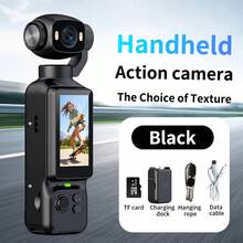 Handheld Action Camera, Powerful Anti-Shake, Rotatable Screen, With 32G Memory Card, Charging Case, Perfect For Travel And Daily Vlog - Multicolor - View 6