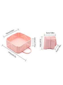 1/2pcs(Portable Folding Pet Travel Bowl Is Main Product + Accessory Hook) Mixed Set, Large Capacity Macaron Color Dog & Cat Food Bowl Water Bowl, Silicone Feeding Bowl, Suitable For Walking, Camping, Outdoor Travel, Essential Pet Supplies For Travel, Dog Supplies, Kitten Supplies, Christmas Gift For Dogs - Multicolor - View 7