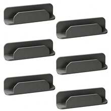 2/6pcs Wall-Mounted Remote Control Storage Rack, Self Adhesive Universal Remote Control Holder, Place On Wall Or Back Of TV, TV Air Conditioner Remote Control Organizer For Bedroom Bedside Table - View 11