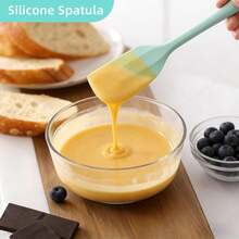 1/3pcs Silicone Scraper Set, Small Heat-Resistant Silicone Scraper, Flexible For Kitchen Baking, Cooking, Mixing And Scraping, Seamless One-Piece Design - Multicolor - View 8