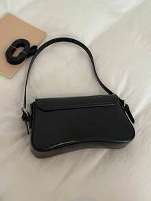 New Versatile Shoulder Bag - Black - View 9