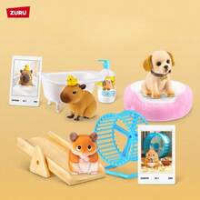 ZURU MY MINI Cute Mini Pet Sweetheart Companion Decor Dog, Chick, Spider, Hedgehog, Rabbit, Hamster, Hippo, Capybara, Kitten - Multicolor - View 5