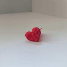 1pc Creative Knitted Heart Bookmark, 3D Textured Page Clip, Fashionable Reading Marker Designed For Book Lovers, Unique Book Accessory, Bookmark, Page Marker, Page Clip, Reading Indicator - One Size Fits All - View 5