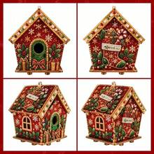 3D Christmas House Diamond Painting Set, Adult Version, Holiday Decoration, Handmade Christmas Tree Ornament, Home Craft Gift - Sets - View 11