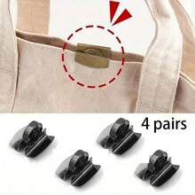 1 Pair Magnetic Snap Faux Leather Bag Clasp Invisible Seamless Metal Secret Button Handbag Wallet Decoration Durable Snap Fastener DIY Craft Accessories - Magnetic Clasp - View 10