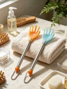 1pc Portable Multi-Function Telescopic Back Scratcher Full Body Soothing Tool,Portable Itch Relief Tool For Family, Seniors,Travel, Ideal Christmas Gift - Multicolor - View 6