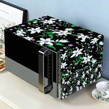 1pc Microwave Dust Cover, Home Oven Rack Dust Cover, Washable Dust Cover, Home Food Machine Dust Cover, Highly Attractive Kitchen Storage Cabinet Dust And Stain Cover - Full Coverage - View 2
