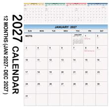 Kalender 2027: 12 Bulan Dua Sisi (Halaman) Kertas Tebal, 21,08x21,08cm Kalender Dinding Bertema Kucing Menjerit, Desain Warna Cerah, Cocok Untuk Perencanaan Pribadi Dan Dekorasi Kantor Dan Rumah yang Menyenangkan - Berbagai gaya - View 6