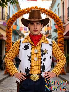 Men Cosplay Clothing - Apricot - View 3