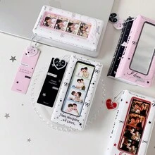 Angel Bow 4-Slot Life 4-Slot Card Album, Korean Style Idol 4-Slot Photo Storage Book, Celebrity Photo Card Collection Album - Multicolor - View 8