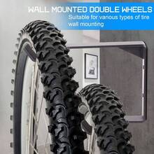 Solid Steel Wall‑Mounted Bike Storage Hook, Bicycle Wheel Hanger Bracket With Soft Anti‑Scratch Pad For Spare Tire Storage - 1pc - View 6
