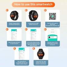Unisex Smartwatch With Comfortable Silicone Strap, Supports Phone Calls, Message Notifications, Music Control, Alarm Function, 300mAh Battery Capacity, Compatible With Android And IOS Systems, Sporty Design, Suitable For Game Watching Parties - Multicolor - View 9