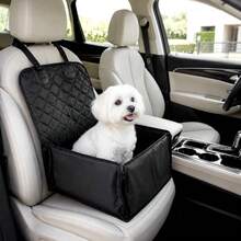 Foldable On‑Board Pet Resting Caddy, Dual‑Use Travel Accessory Offering A Cozy Spot For Companion Pets On Car Trips And Weekend Excursions - Black - View 7