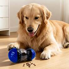 Adjustable Snack Dispenser Interactive Dog Toy - Puzzle Toy Suitable For All Breeds, ABS Material Puppy Brain Development Activity, Snack Dispenser For Cognitive Stimulation & Boredom Relief, Ideal Gift For Puppy Training Games - Teal Blue - View 5