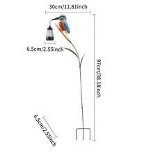 Kingfisher Shaped Solar Garden Light Creative Bird Lantern Yard Decor Outdoor Glowing Atmosphere Light Auto On - Bird Lantern - View 11