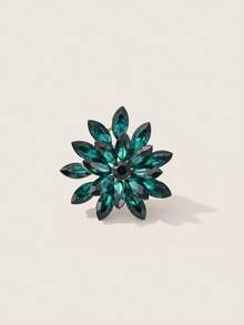 Valisandre 1pc Fashionable Luxury Minimalist Flower Open Ring, Daily/Party/Wedding Wear Valentines,Mom,Mother,Mother's Day,Gift - 2 - View 12
