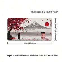 Red Sun Mountain Mouse Pad Gamer HD Printon Mousepad XXL Mouse Mat Natural Rubber Non-Slip Carpet Office Table Mat - View 13