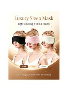 1pc/2pcs/4pcs Luxury Unisex Sleep Eye Mask, Washable & Reusable, Breathable & Light-Blocking, Adjustable, Suitable For Bedroom, Travel, Office, School, Gift For Family, Colleagues And Friends, Eye Patch, Travel Essential - Multicolor - View 11