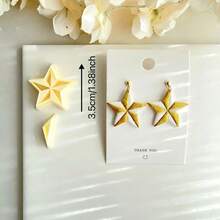 Christmas Clay Cutter, Christmas Polymer Clay Cutter, Winter Polymer Clay Cutter For Earring Making, Polymer Clay Jewelry Christmas Clay Cutter - Yellow - View 10