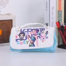 Hasbro New Anime KPOP Monster Hunter Girl Group Pencil Case Student Stationery Box Large Capacity Pencil Pouch Random Style - Multicolor - View 14