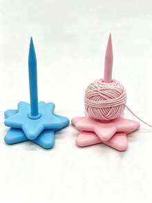 Yarn Winder Tool Star-Shaped Rotating Yarn Winder Cute Personalized Thick Yarn Storage Tool Yarn Spool - Multicolor - View 1