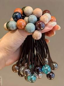 12C Includes Bright Orange, Random Colors, Whether Braiding, Ponytail Or Exquisite Hairstyle, Can Easily Create Vibrant Looks - Multicolor - View 3