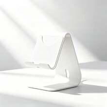 Minimalist Desktop Phone Stand, Phone Holder, Stable Viewing Angle, Easy Cable Connection, Modern Sturdy Desktop Base, Suitable For Home And Office Decor - Phone Stand - View 9
