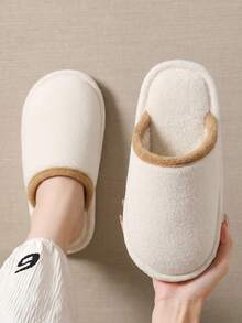 Women's Home Slippers All Season Outdoor Wear 2026 New Minimalist - White - View 9