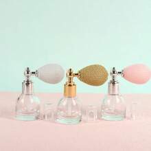 15ml Refillable Balloon Airbag Glass Perfume Spray Bottle, Transparent Fine Mist Atomizer, Travel Christmas Gift And Stocking Stuffer For Women - Multicolor - View 6