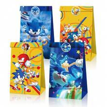 1 Set Of 30 Items, Back To School Gift Bags, Covering Multiple Themes - Stickers, Birthday And Holiday Gift Bags. Additionally, Cute Party Gift Boxes And Handheld Gift Bags, Suitable For Birthdays, Events And Celebrations. Each Set Includes 12 Paper Bags And 18 Stickers, Perfect For Fans To Add Fun To Various Occasions. - Multicolor - View 4