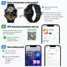 KENPANG Advanced Men's Smartwatch, 1.7-Inch HD Large Screen, Compass, 1100mAh Ultra-Large Battery, IP68 Professional Waterproof, Built-In Bright LED Flashlight, 100+ Sports Mode Tracking, Bluetooth HD Calling, 24/7 Health Monitoring, Sleep Tracking, Weather Forecast, Men's Fitness Tracker, Compatible With IOS And Android - View 13
