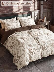 2/3-teiliges Bettwäsche-Set mit Vintage-Blumenmuster, bequem & atmungsaktiv, leicht & pillingfrei, maschinenwaschbar, Raumdekoration, Schlafzimmerdekoration, Studentenwohnheim-Bettwäsche, geeignet für alle Jahreszeiten, passt für Doppel-/Einzel-/Full-/Queen-/King-Size-Betten, Herbst-Heimdekoration, ohne Füllung - Verschiedenfarbig - Übersicht 6