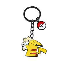 Gantungan Kunci Enamel Logam Pokémon & Bros Enamel Pikachu Psyduck Bulbasaur Jigglypuff Bola Pokémon Kartun Bros Gantungan Kunci Dekorasi Ransel Hadiah Penggemar Anime - MultiWarna - View 16