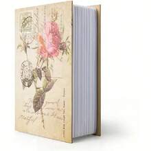 Hidden Rose Diary Safe Box - Realistic Diary Design Hidden Storage Box For Storing Valuables, Money, Passports - Creative Gift For Women, Girls, Students, Travel And Anti-Theft Protection - Rose Code Edition - View 5