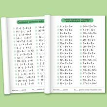 1 Set Buku Latihan Matematika Penjumlahan dan Pengurangan, Rentang 10/20/50/100, Buku Latihan Matematika Mental Anak, Pembelajaran Matematika Awal Prasekolah, Buku Pendidikan Montessori, Hadiah Kembali ke Sekolah, Halloween, Natal, Pesta - MultiWarna - View 5