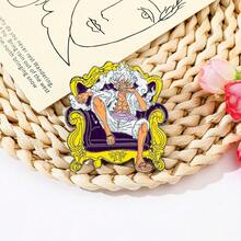 Bros Enamel Roronoa Zoro One Piece, Pin Lencana Anime Gaya Tiga Pedang, Cocok untuk Ransel dan Jaket, Perhiasan Koleksi Anime, Hadiah untuk Penggemar. - MultiWarna - View 7