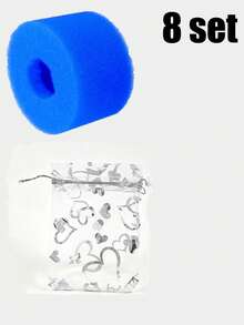 Foam Pool Filter, 6pcs S1 Type Filter Sponges, Swimming Pool Filter Sponge, Foam Pool Filter, Reusable Pool Foam Filter, Suitable For Swimming Pools, Spas, Aquarium Sponge Filters (10.8*7.3cm) - Multicolor - View 14