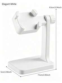 2pcs Adjustable Smart Watch Charging Stand, Universal Rotating Watch Charger Base, Smart Watch Desktop Storage Rack, Black & White 2 Colors Available - Multicolor - View 17