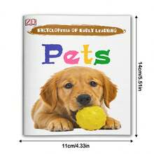 Pets Learning Notebooks, Dog And Common Pet Picture Recognition, Basic English Vocabulary, Animal Name Learning And Visual Recognition Activities For Home Classroom And Daily Study - Pets Vocabulary Learning - View 2