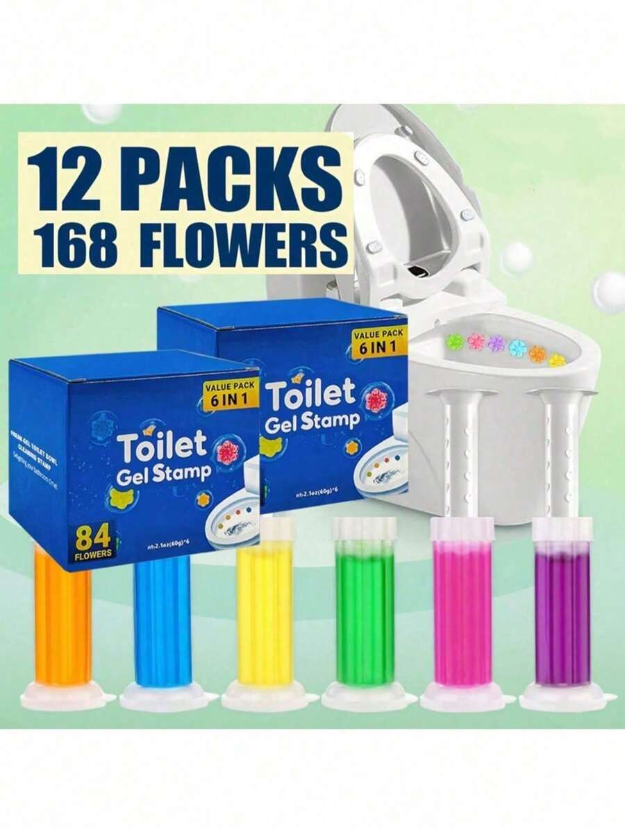 488 Version Fragrant/Toilet Cleaning Gel: Removes Stains, Dirt And Odors, Leaving A Fresh Scent, And Deeply Cleans The Toilet And Bathroom. Contains Toilet Cleaner And Toilet Sealant. Suitable For Bathrooms, Toilets And Urinals. It Is An Excellent Gift For Family And Friends, Especially Suitable For Holidays And Valentine's Day. (Random Shipment Of New And Old Versions)