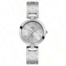 Armani GUESS G-Luxe 女款石英腕錶 35mm 金色 PVD 不鏽鋼錶殼 金色壓紋 Logo 錶盤 W1228L2 - 均碼 - 查看 12