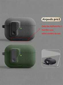 بطانية حماية فاخر لسماعات 1 2 3 4 و Pro 2 Pro 3 من TPU ناعم براق مع قفل ومشبك منبثق، بطانية واقي مضاد للفقدان - رمادي - مشاهدة 6