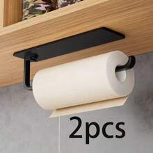 Tissue Holder Is Easy To Install; Suitable For Wall Or Under-Cabinet Mounting; Comes With A Plastic Dispenser And Storage Rack; Space-Saving And Stylish Design; Ideal For RV Kitchens And Bathrooms; For Storing Tissues. - Multicolor - View 14