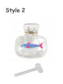 Colorful Sardine Theme Portable Toothbrush Case, Printed With Cute Sardine Pattern, Transparent Travel Toothbrush Storage Box, Toothbrush Head Protective Clip/Cover, Convenient To Carry, Dust-Proof Design, Ideal Gift For Partners, Friends, Family, Teachers, Travel Enthusiasts, Essential For Home, Dorm, Vacation. Suitable As Birthday Gift, Back To School Gift, Wedding Accessory, Teacher's Day Gift And Spring/Summer Essential - A - View 13