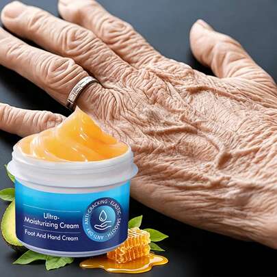 30g Hand & Foot Care Cream, Shea Butter Moisturizing Cream For Dry Skin On Hands And Feet, Deeply Hydrates And Maintains Moisture, Leaving Hand And Foot Skin Soft And Smooth, Moisture And Elasticity.