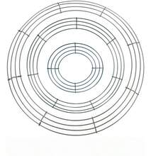 Metal Wire Wreath Frame, Used For Making Wreath Base, Round Shape Suitable For Hanging Flowers, Wedding, Spring Decoration, Door Decor DIY Craft Material - 0 - View 13