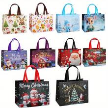 Extra Large Christmas Gift Bag - Suitable For Christmas, Gift Wrapping, Non-Woven Fabric Gift Bag, Storage Bag, Shopping Bag, Christmas Essential Bag | Reusable - A - View 8