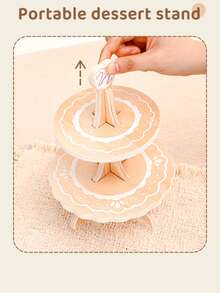 Children's Pretend Play Dessert Afternoon Tea Set, Realistic Kitchen Model, Parent-Child Interactive Educational Toy - Multicolor - View 10