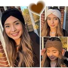 3pcs/Set Women's Winter Ear Warmers, Thick Knit Headbands, Warm Winter Accessories For Cold Weather - Multicolor - View 3